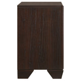 Kauffman 2-drawer Nightstand Dark Cocoa - Home Elegance USA