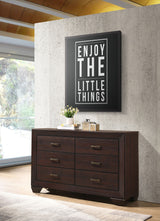 Dresser - Kauffman 6-drawer Dresser Dark Cocoa