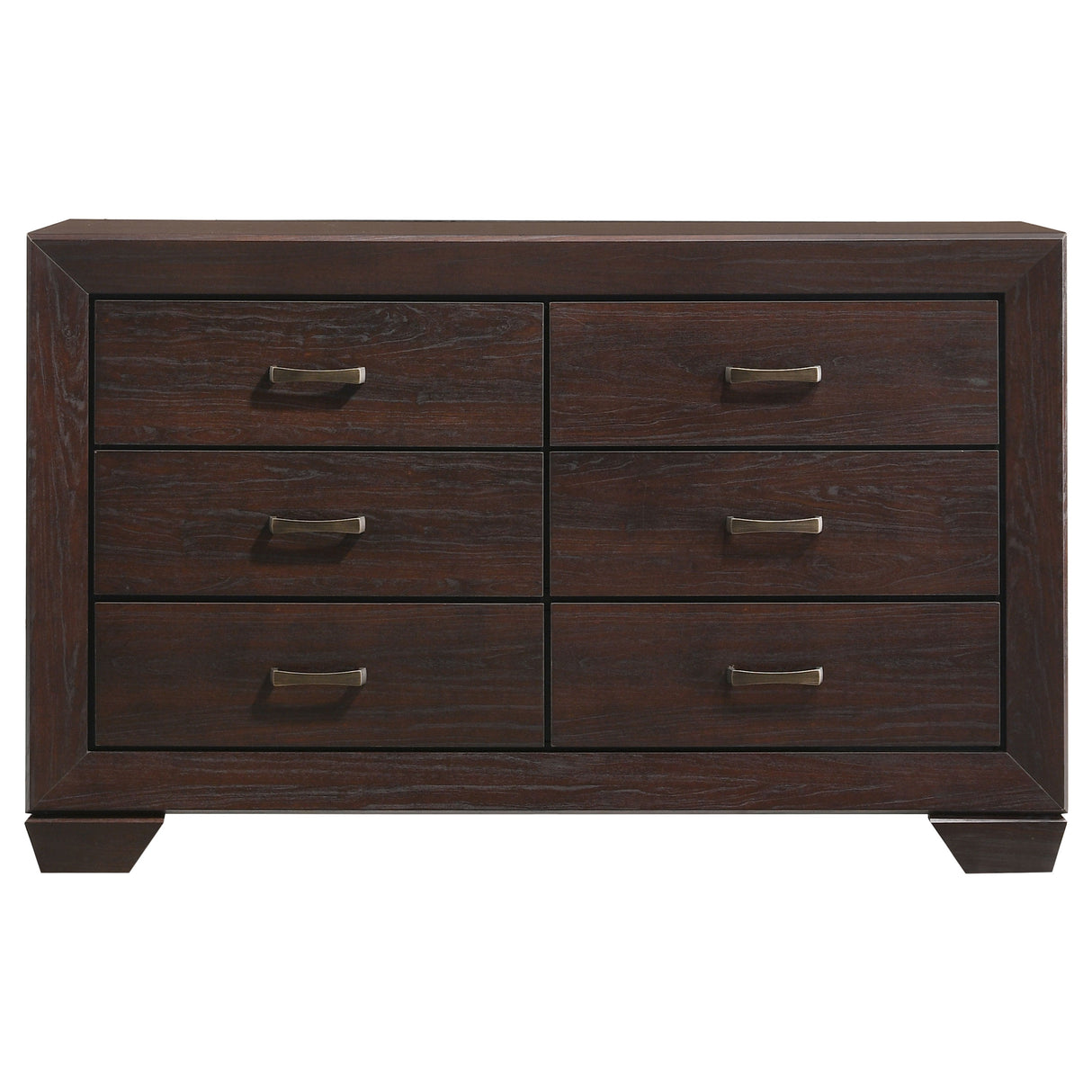 Dresser - Kauffman 6-drawer Dresser Dark Cocoa