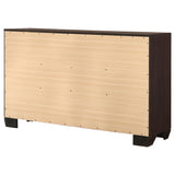 Dresser - Kauffman 6-drawer Dresser Dark Cocoa