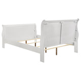 Queen Bed 4 Pc Set - Louis Philippe 4-piece Queen Bedroom Set White