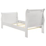 Twin Bed 4 Pc Set - Louis Philippe 4-piece Twin Bedroom Set White