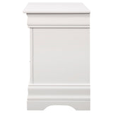 Nightstand - Louis Philippe 2-drawer Nightstand White