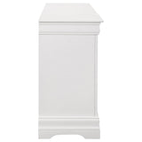 Dresser - Louis Philippe 6-drawer Dresser White