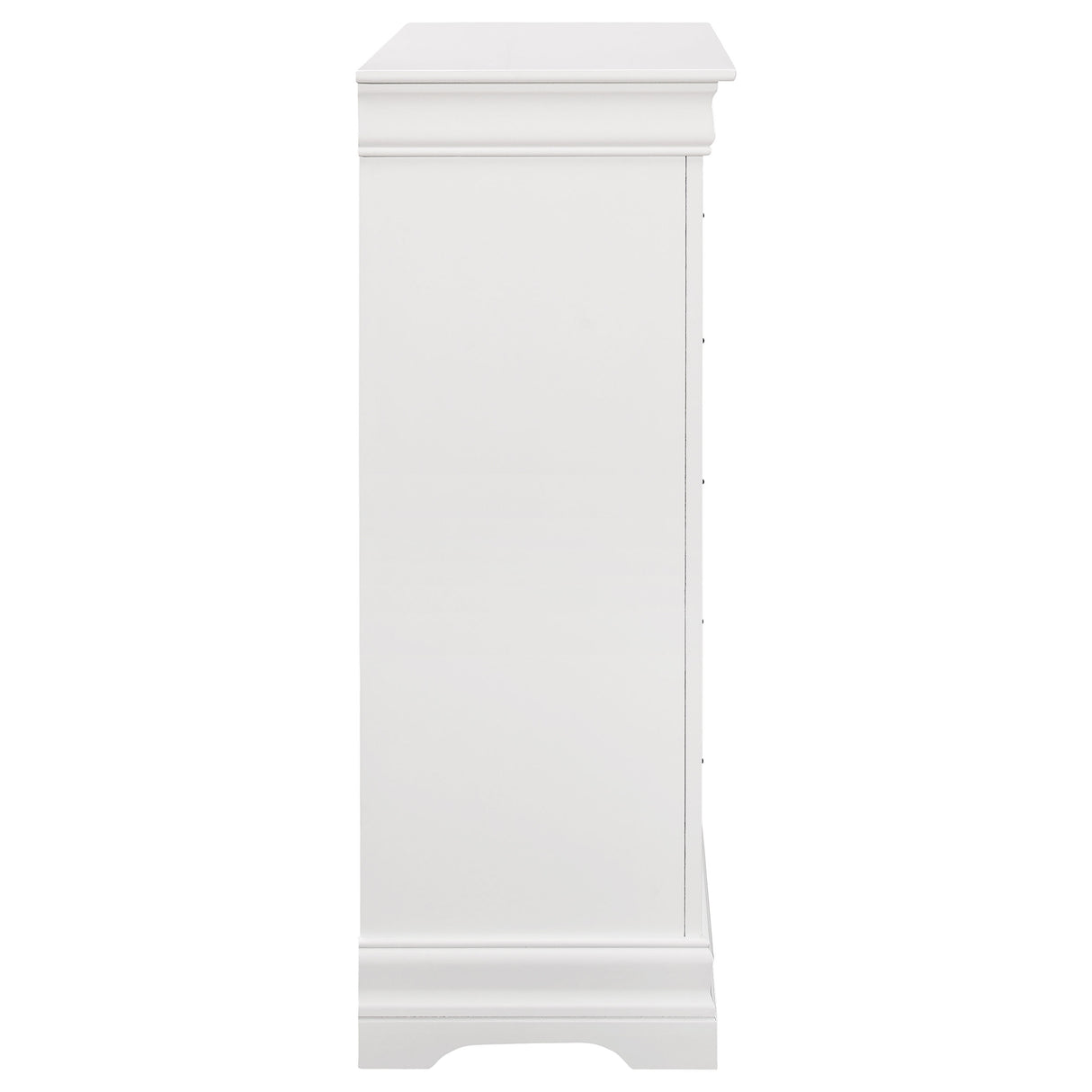 Chest - Louis Philippe 5-drawer Chest White