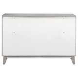 Dresser - Leighton 7-drawer Dresser Metallic Mercury