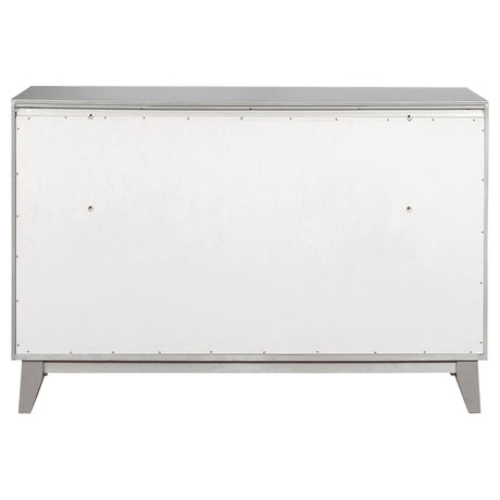 Dresser - Leighton 7-drawer Dresser Metallic Mercury