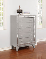 Chest - Leighton 5-drawer Chest Metallic Mercury