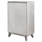 Chest - Leighton 5-drawer Chest Metallic Mercury