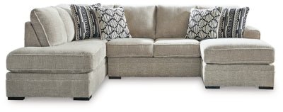 Ashley Sisal Calnita 20502S2 2 - Piece Sectional with Chaise - Velvet - 20502S2 - Home Elegance USA - 1