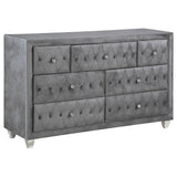 Deanna 5 - piece Eastern King Bedroom Set Grey | Coaster | Home Elegance USA