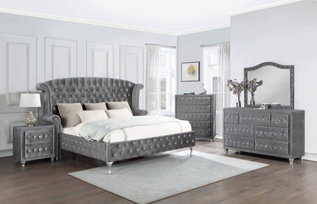 Deanna 5 - piece Queen Bedroom Set Grey | Coaster | Home Elegance USA