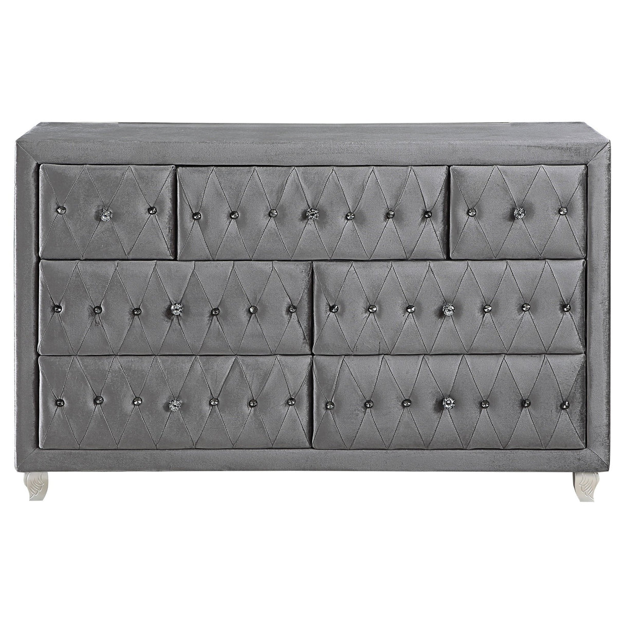 Deanna 7 - drawer Rectangular Dresser Grey | Coaster | Home Elegance USA