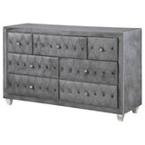 Deanna 7 - drawer Rectangular Dresser Grey | Coaster | Home Elegance USA