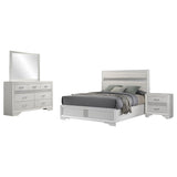 Miranda 4-piece California King Bedroom Set White - sold by Home Elegance USA