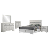 Miranda 5-piece California King Bedroom Set White - sold by Home Elegance USA