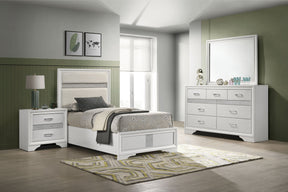 Miranda 4-piece Twin Bedroom Set White - sold by Home Elegance USA