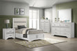 Miranda 5-piece Twin Bedroom Set White - sold by Home Elegance USA