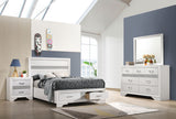 Full Bed 4 Pc Set - Miranda 4-piece Full Bedroom Set White