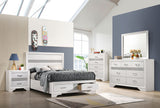 Full Bed 5 Pc Set - Miranda 5-piece Full Bedroom Set White