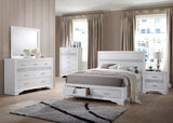 California King Bed 5 Pc Set - Miranda 5-piece California King Bedroom Set White