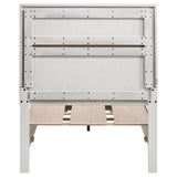 Twin Storage Bed - Miranda Wood Twin Storage Panel Bed White