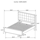 Robyn - Mid-century Modern Bedroom Set - Home Elegance USA