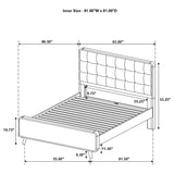 Queen Bed 4 Pc Set - Robyn 4-piece Queen Bedroom Set Dark Walnut