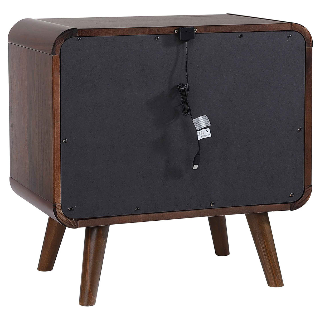 Robyn 2-drawer Nightstand Dark Walnut - Home Elegance USA