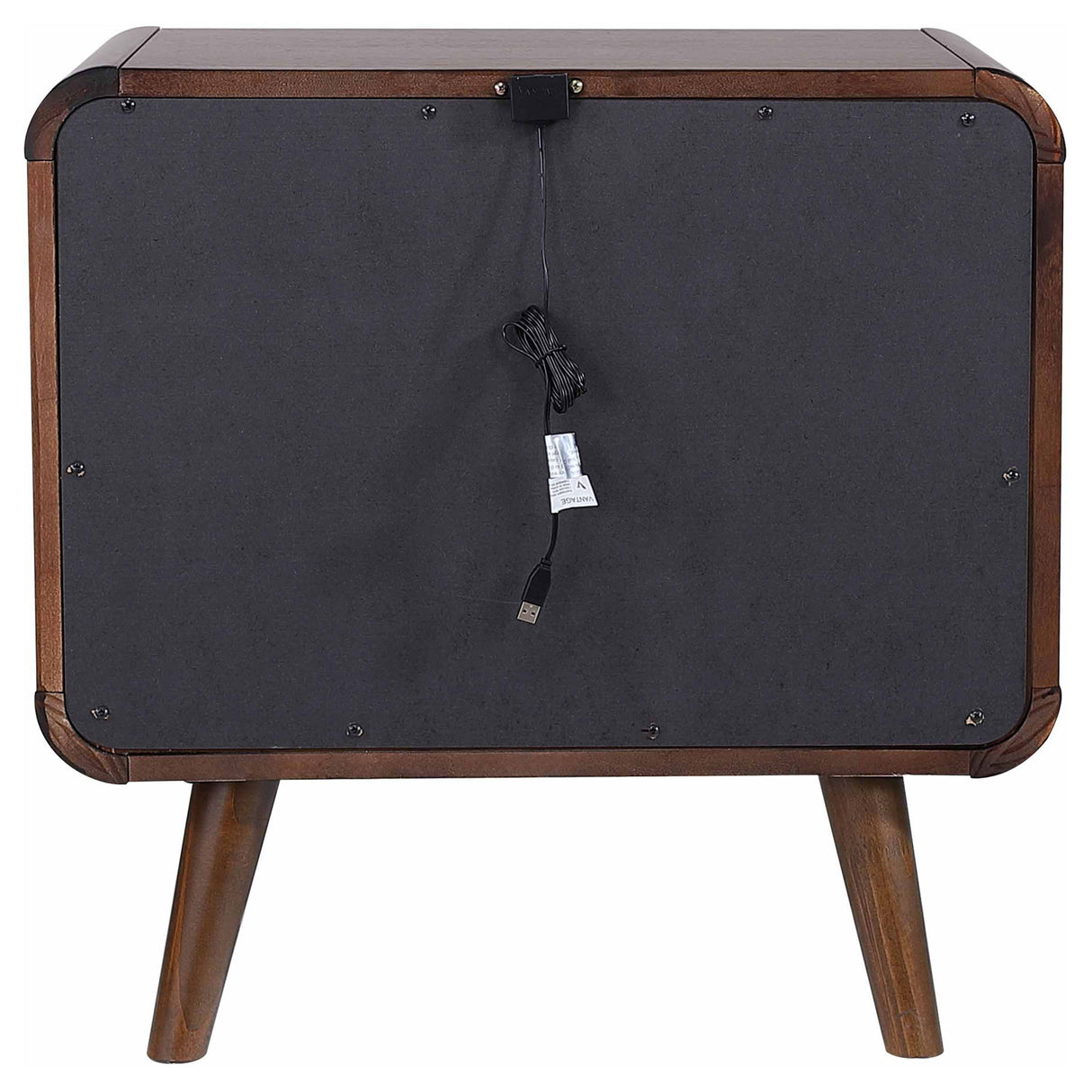 Robyn 2-drawer Nightstand Dark Walnut - Home Elegance USA