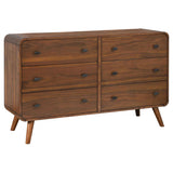 Dresser - Robyn 6-drawer Dresser Dark Walnut