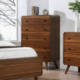 Chest - Robyn 5-drawer Chest Dark Walnut