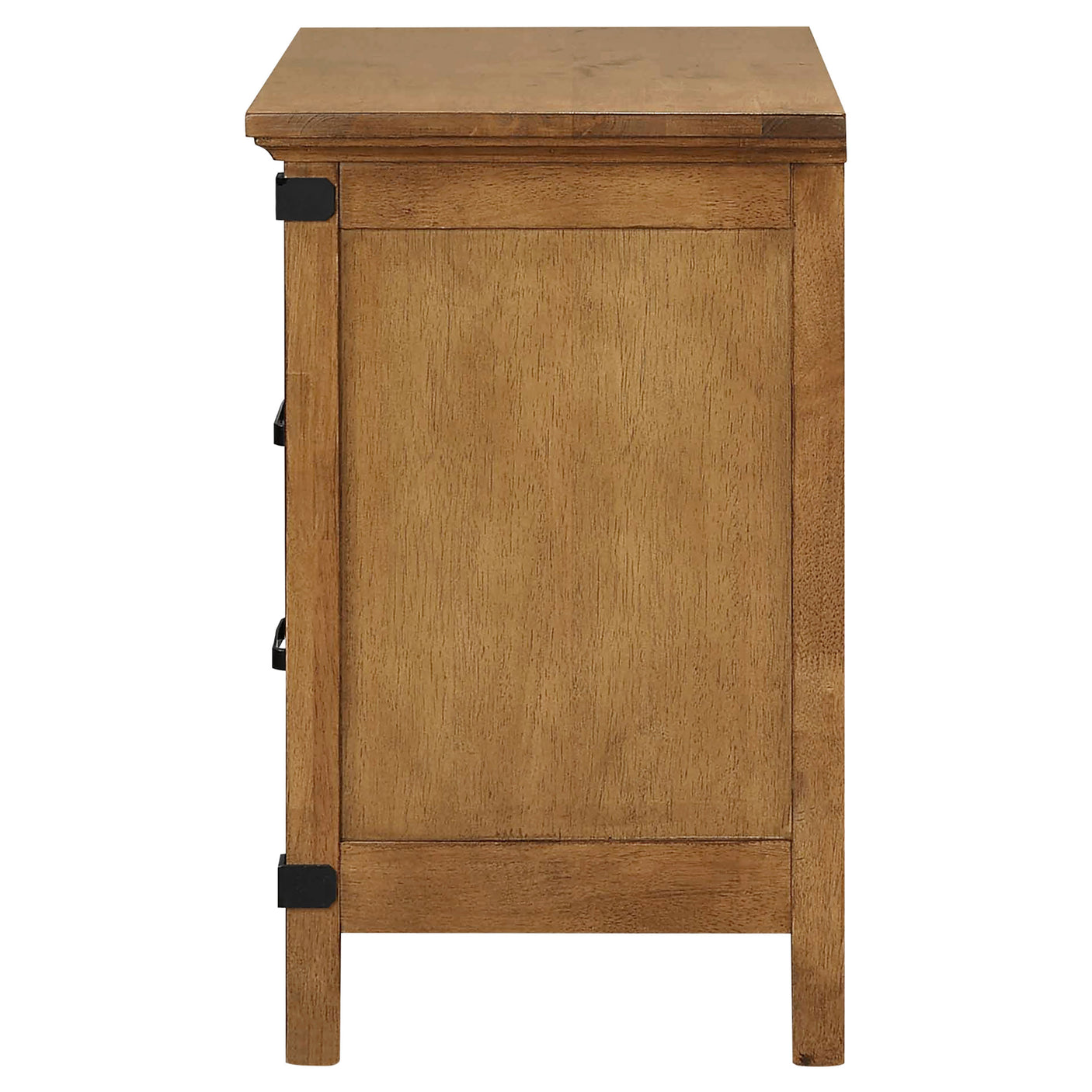 Nightstand - Brenner 3-drawer Night Stand Rustic Honey