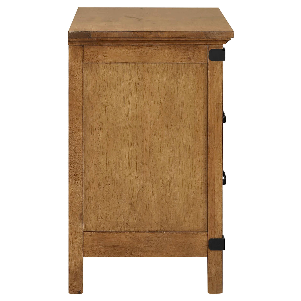 Nightstand - Brenner 3-drawer Night Stand Rustic Honey