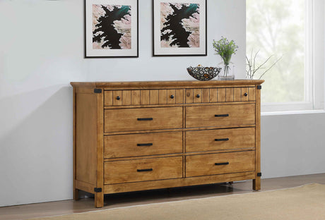 Dresser - Brenner 8-drawer Dresser Rustic Honey