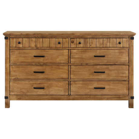 Dresser - Brenner 8-drawer Dresser Rustic Honey