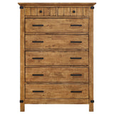 Brenner 7 - drawer Chest Rustic Honey | Coaster - 205265 - Home Elegance USA - 3