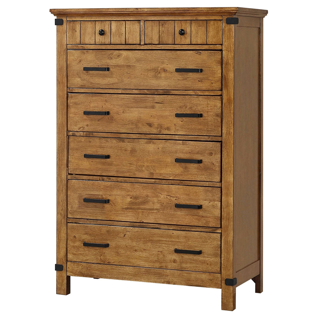 Brenner 7 - drawer Chest Rustic Honey | Coaster - 205265 - Home Elegance USA - 4