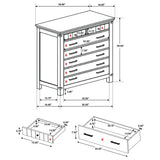 Brenner 7 - drawer Chest Rustic Honey | Coaster - 205265 - Home Elegance USA - 11