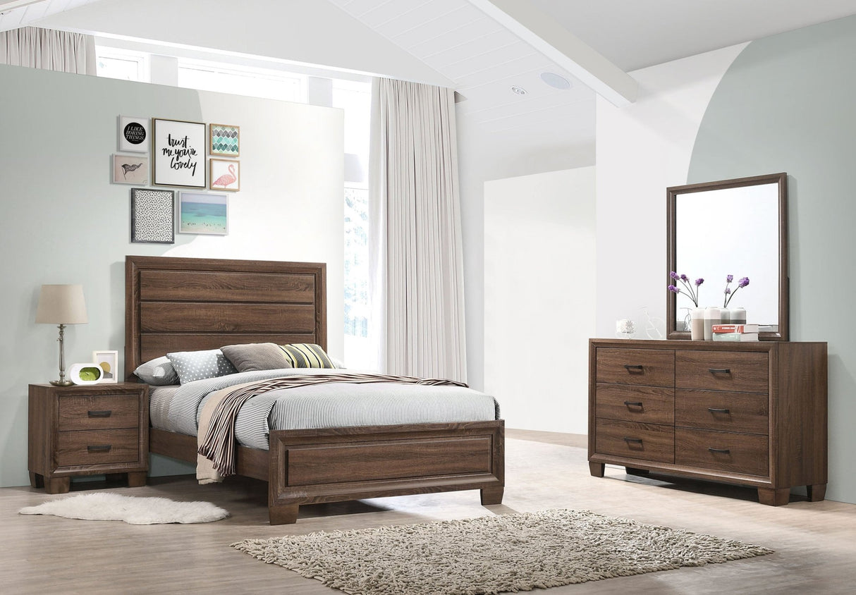 Brandon 4 - piece Full Bedroom Set Warm Brown | Coaster | Home Elegance USA