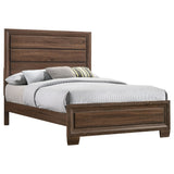 Brandon Wood Eastern King Panel Bed Warm Brown | Coaster | Home Elegance USA