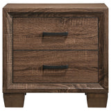 Brandon 2 - drawer Nightstand Medium Warm Brown | Coaster - 205322 - Home Elegance USA - 3