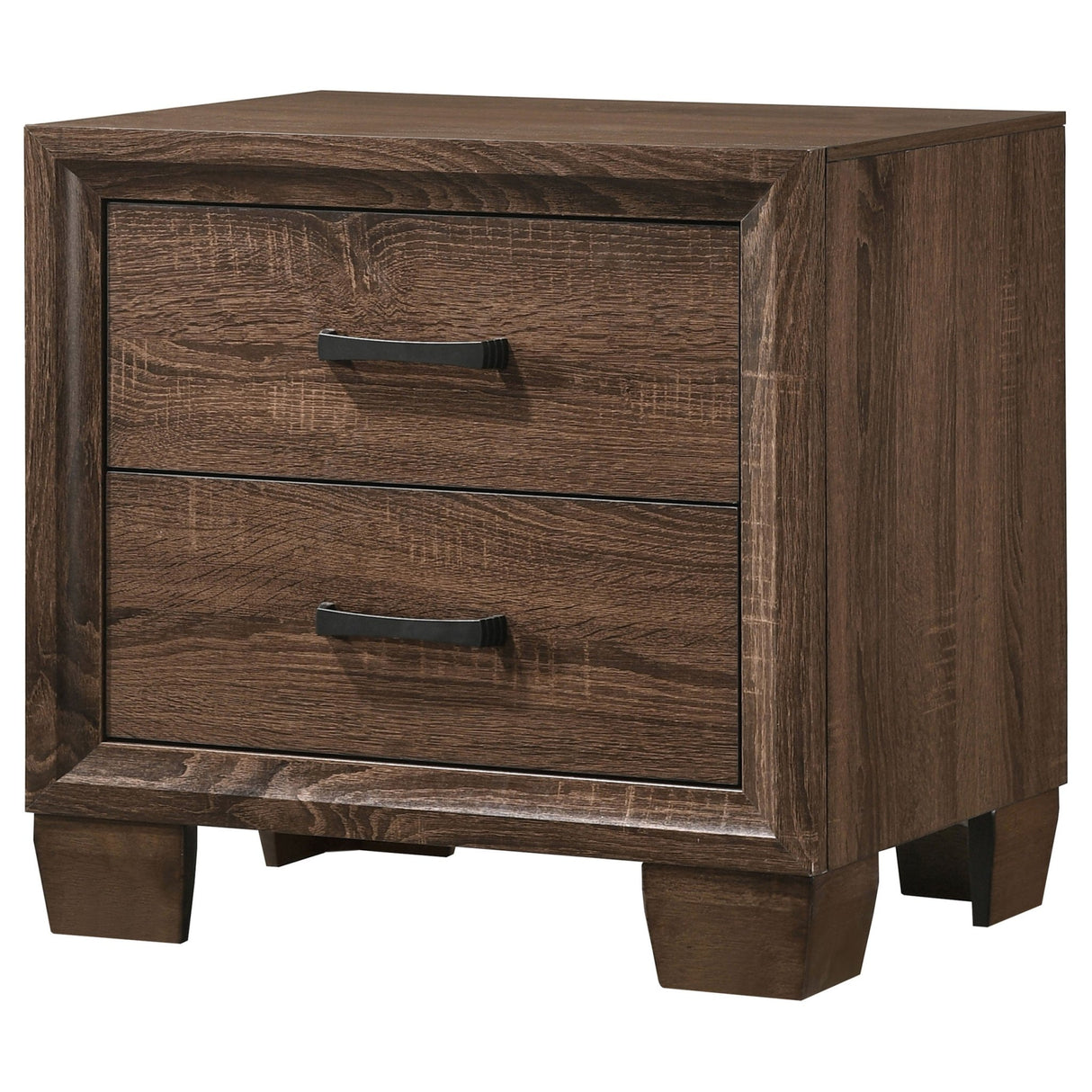 Brandon 2 - drawer Nightstand Medium Warm Brown | Coaster - 205322 - Home Elegance USA - 4