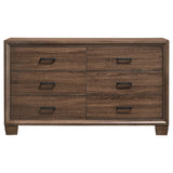 Brandon 6 - drawer Dresser Medium Warm Brown | Coaster - 205323 - Home Elegance USA - 3