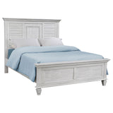 California King Bed 5 Pc Set - Franco 5-piece California King Bedroom Set Distressed White