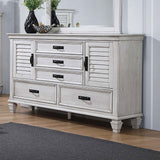 Dresser - Franco 5-drawer Dresser Antique White