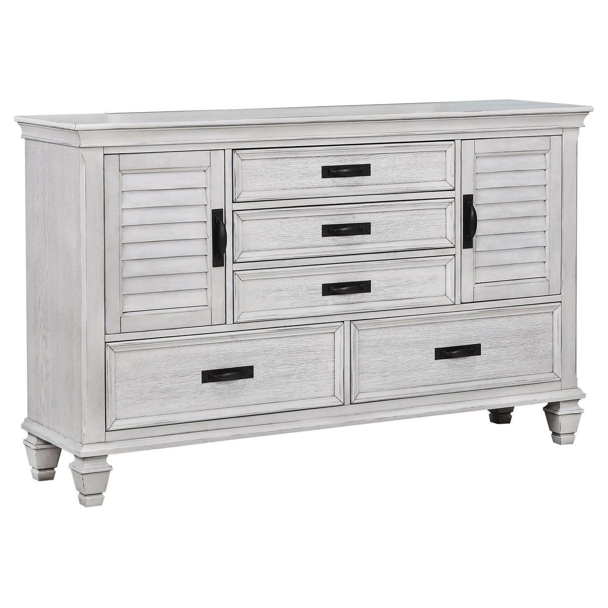 Dresser - Franco 5-drawer Dresser Antique White