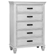 Chest - Franco 5-drawer Chest Antique White