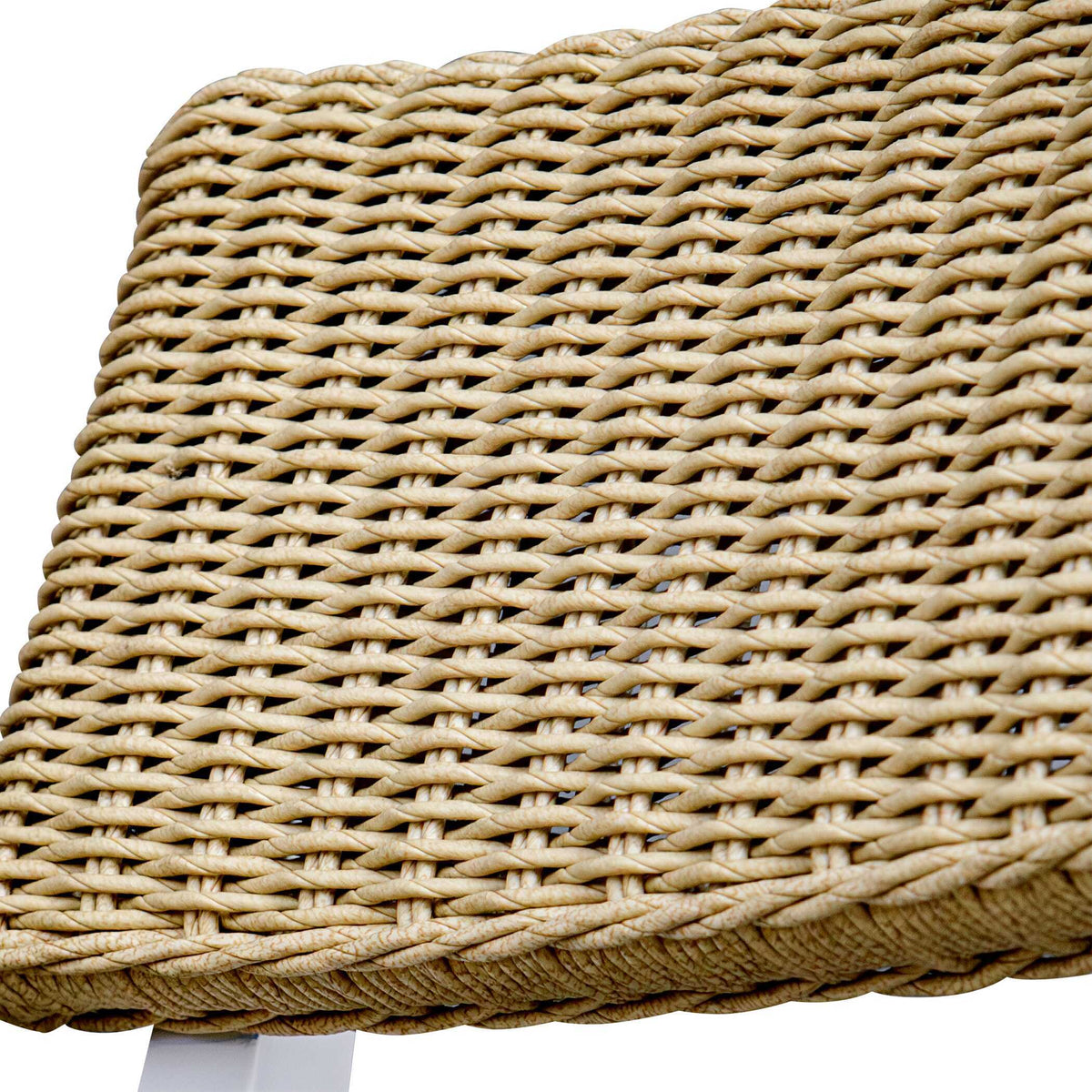 Calbas Outdoor Bar Stool White / Woodtone - White / Light Brown by Uttermost - View 9