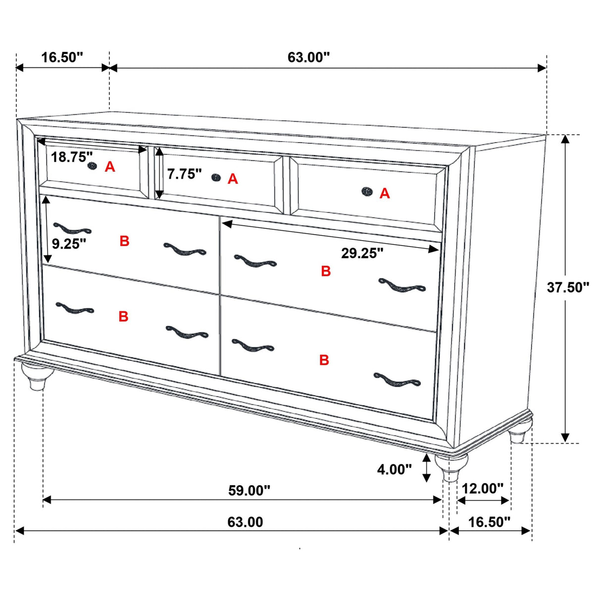 Barzini 4 - piece Eastern King Bedroom Set White | Coaster | Home Elegance USA